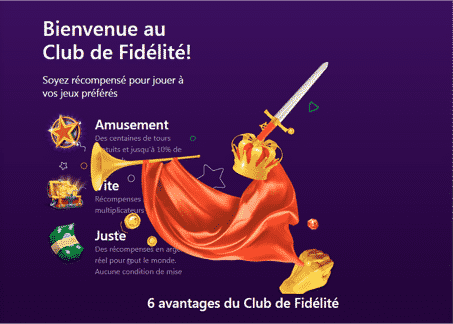 Club de fidelite sur bitcasino io