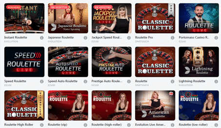 roulettes sur bitcasino io