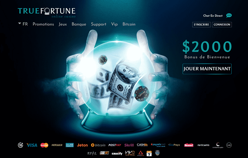 true fortune capture decran