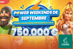 cresus promotion September Power Weekends
