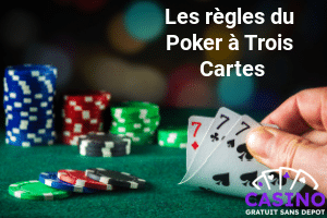 regles Poker à Trois Cartes