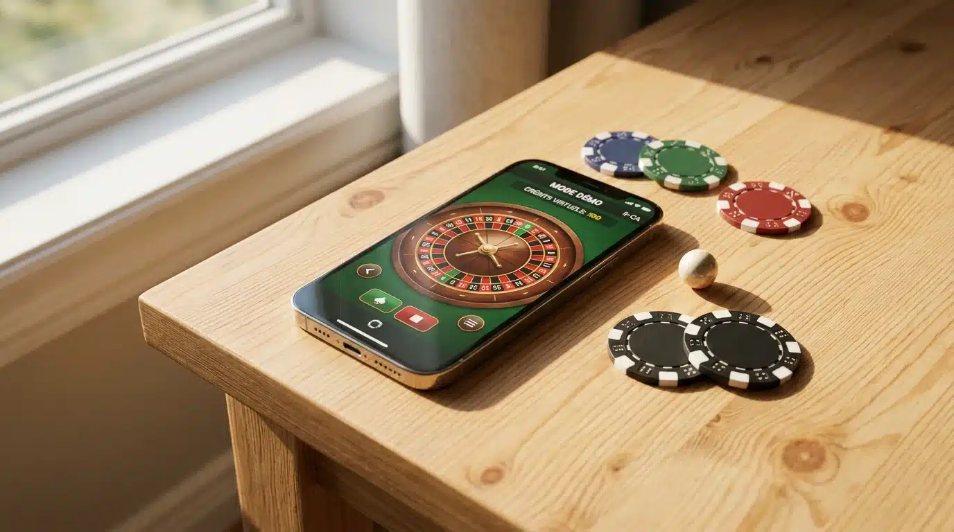 Jeu de roulette gratuit en mode démo sur un téléphone intelligent au Canada