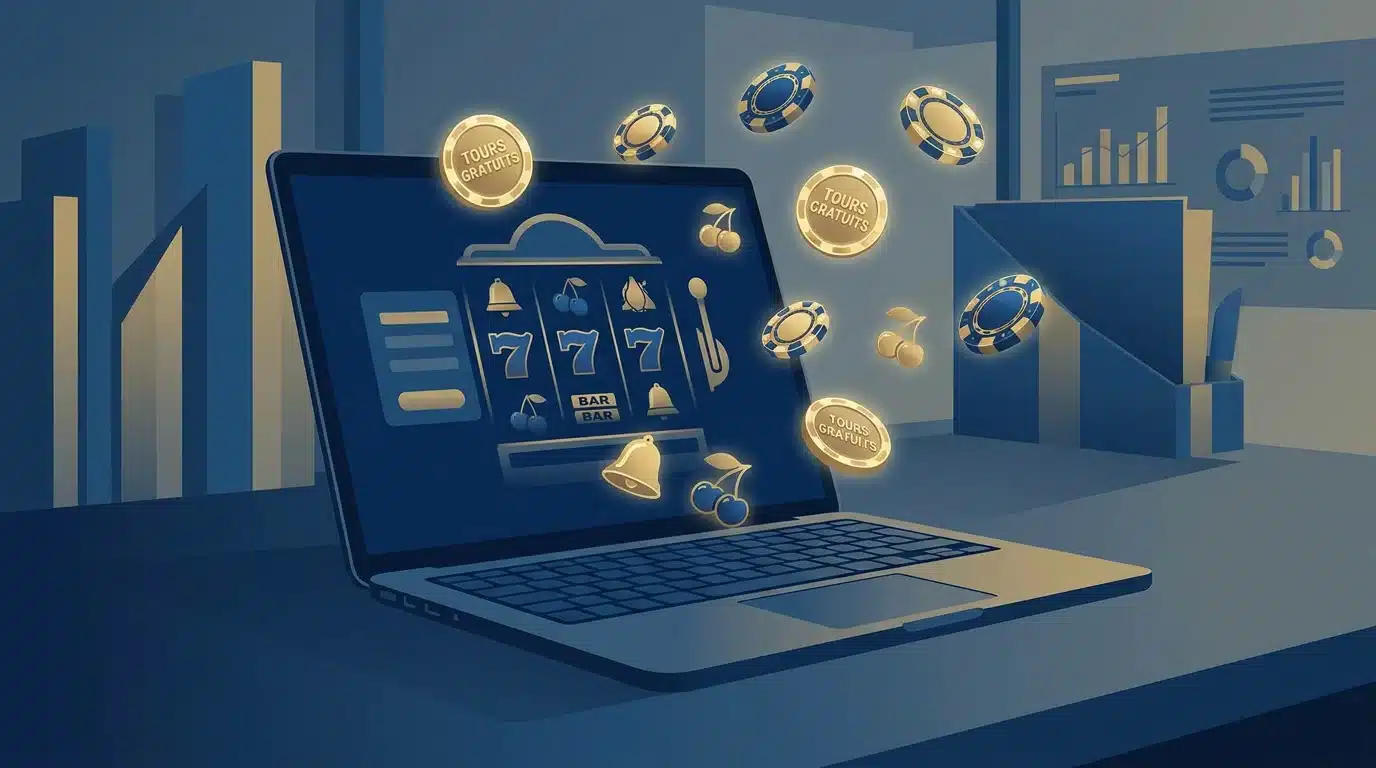 Interface de casino en ligne avec bonus gratuit sans dépôt et tours gratuits