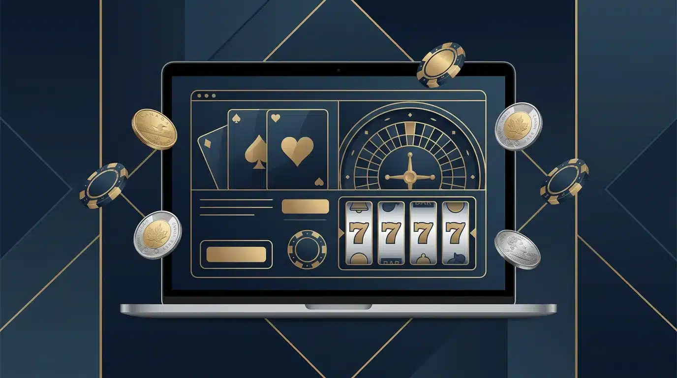 Illustration d'un bonus de casino en ligne sans dépôt au Canada