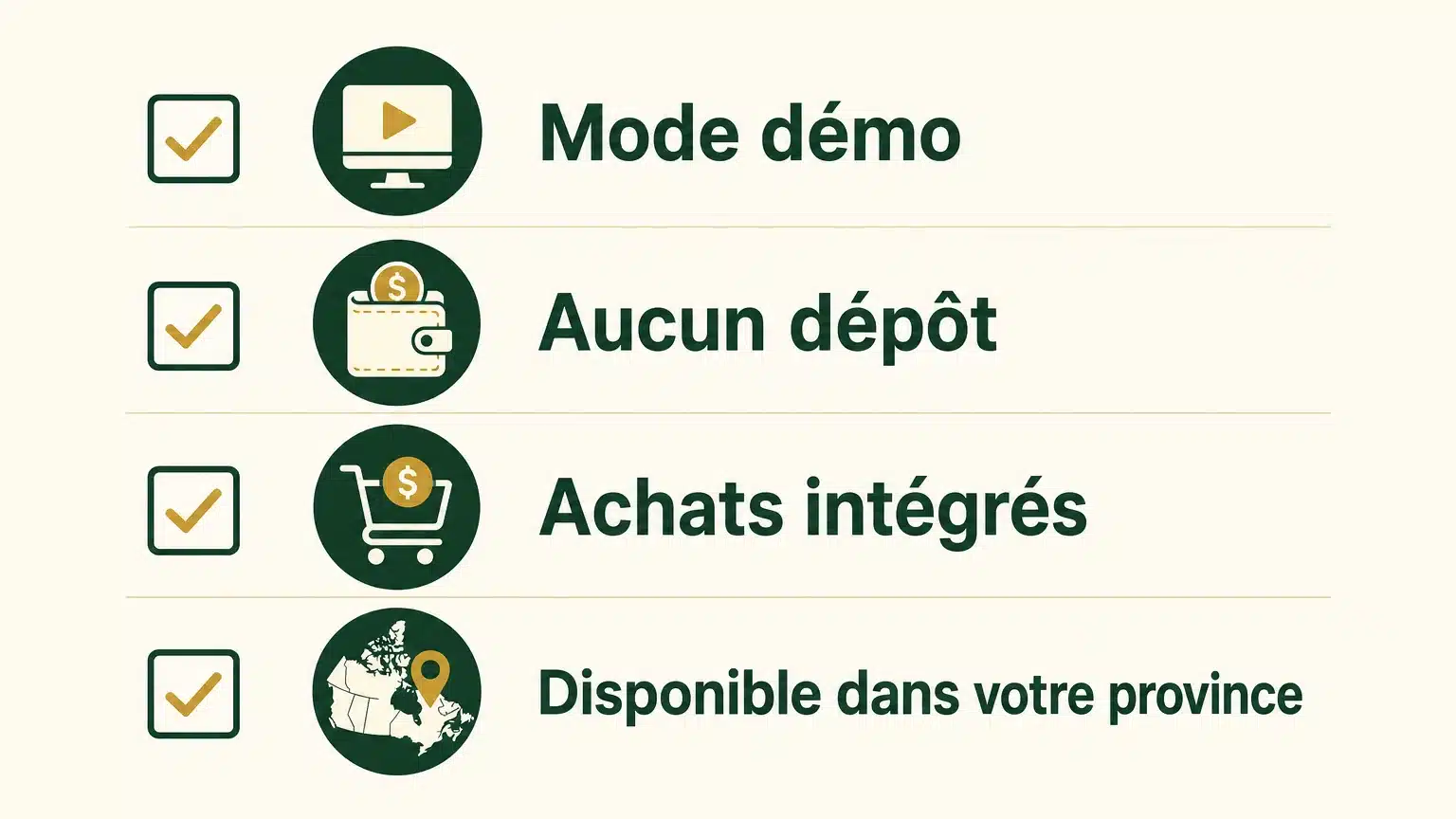 Liste de vérification pour choisir un jeu de casino gratuit