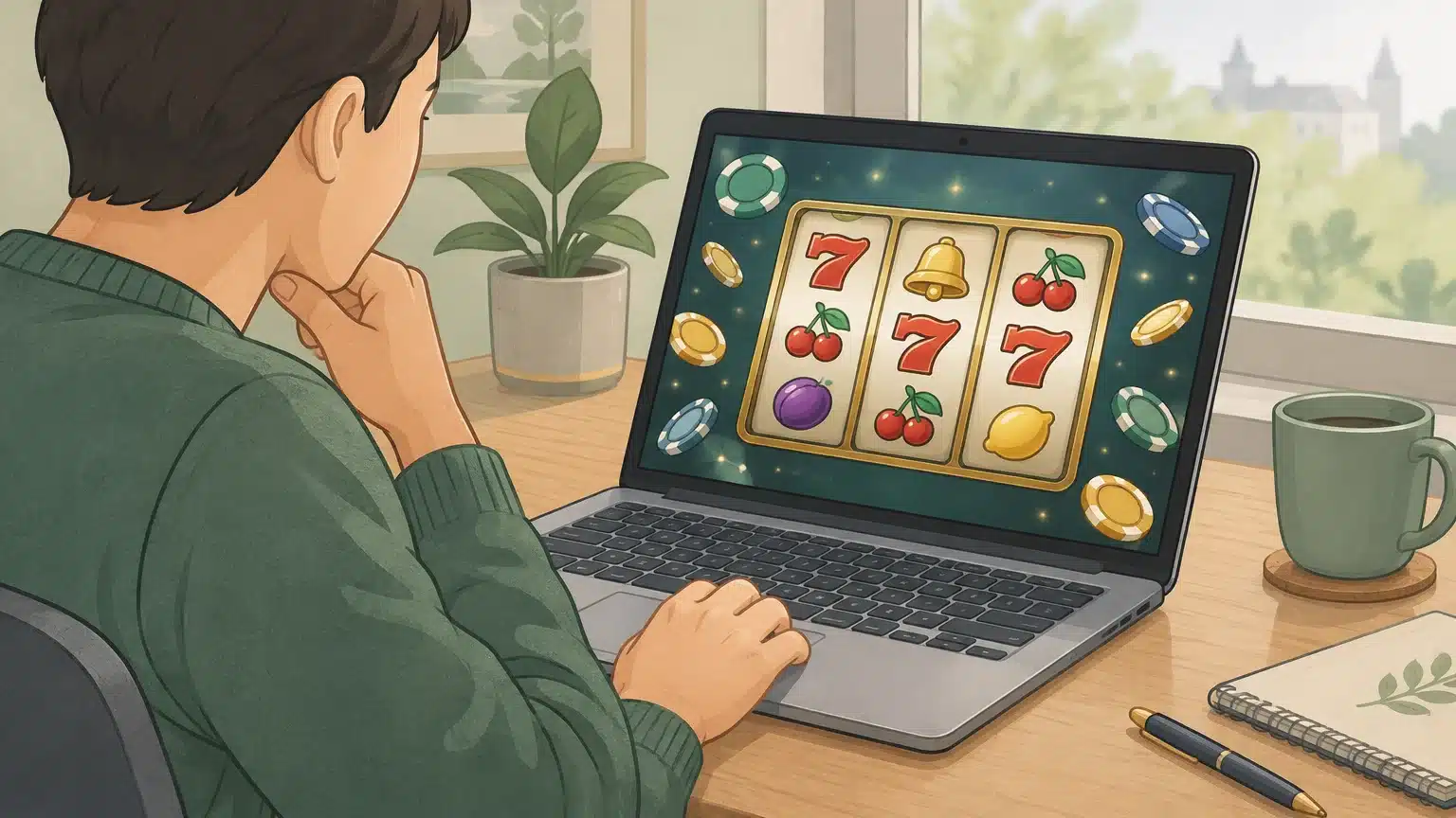 Découverte d’un jeu de casino générique en mode démo sur un ordinateur