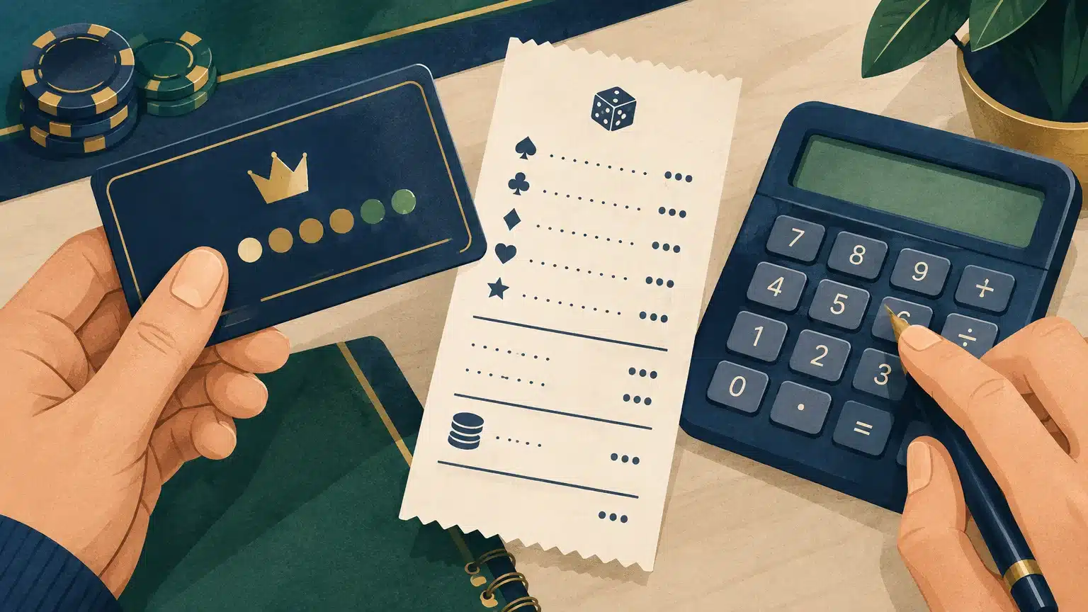 Illustration d’une vérification du calcul des points et récompenses VIP